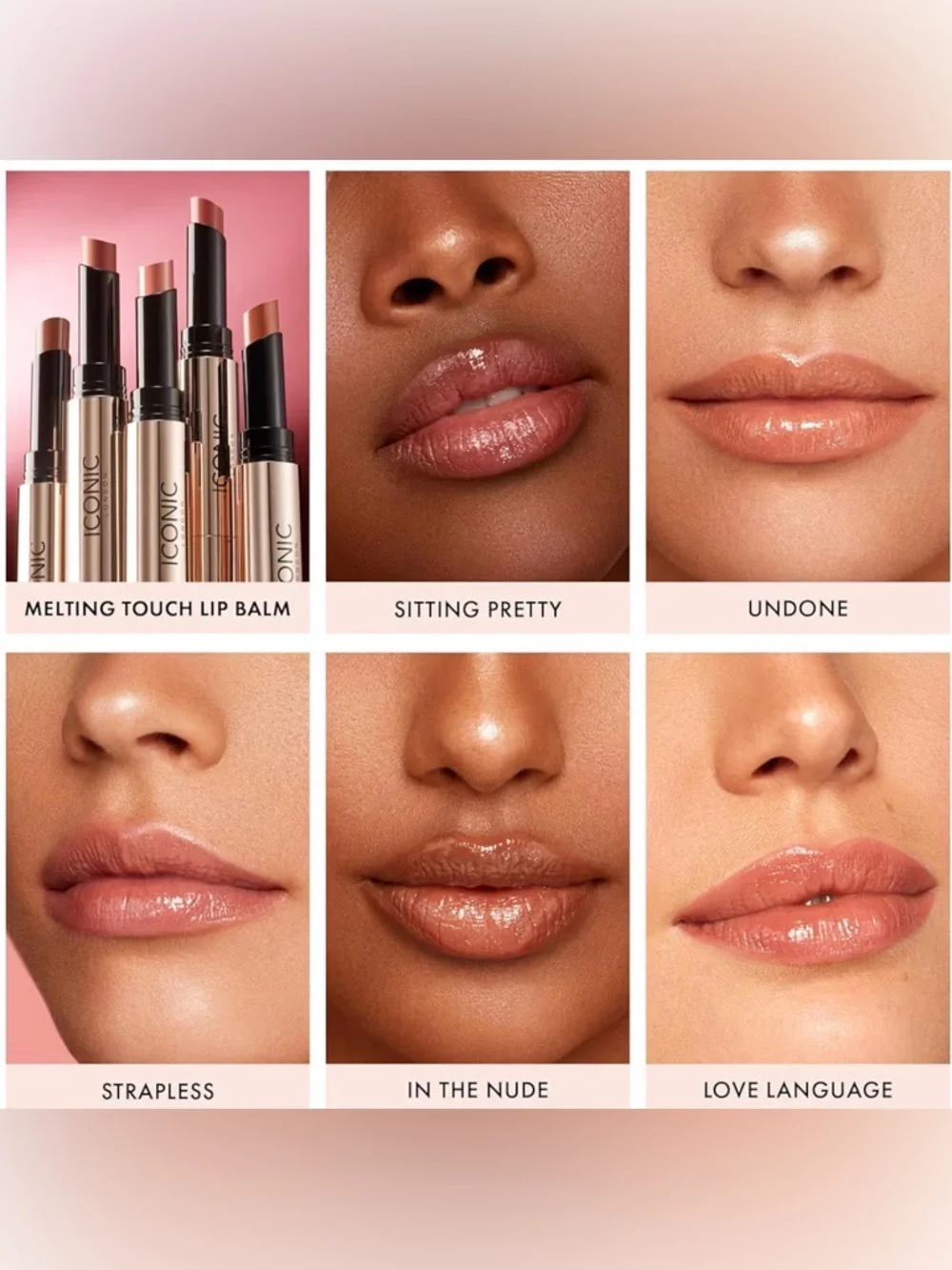 NEW! ICONIC London Melting Touch Lip Balm in Strapless